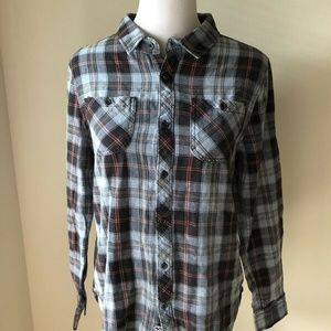 By Junk Food blue, black shirt - womens M - NWT